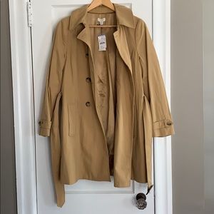 NEW WITH TAGS -  Jcrew trench coat